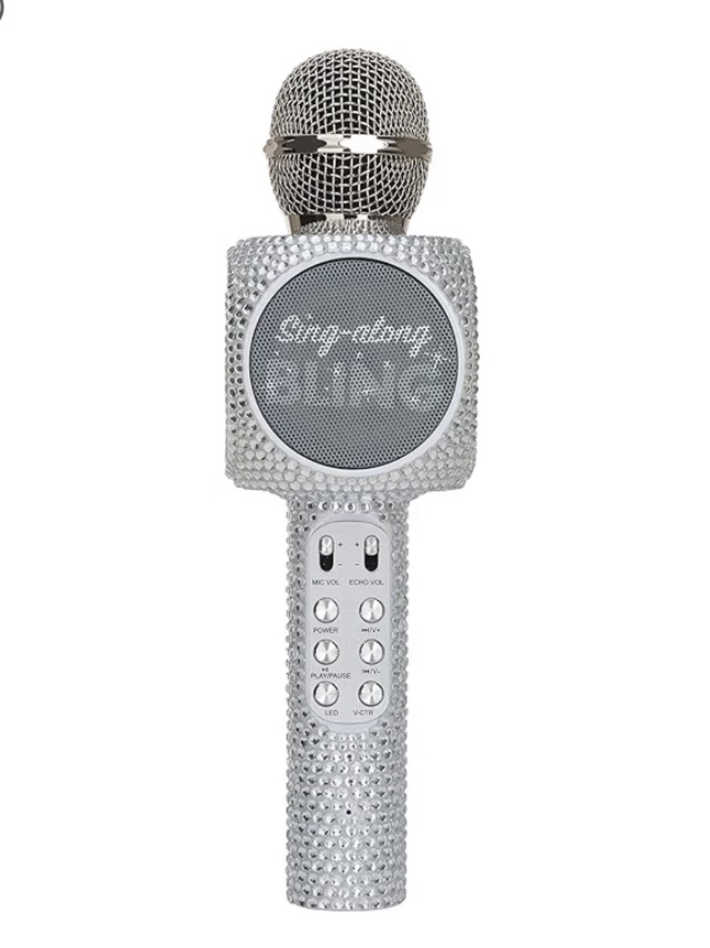 Sing-along-bling Sparkly Karaoke Microphone!